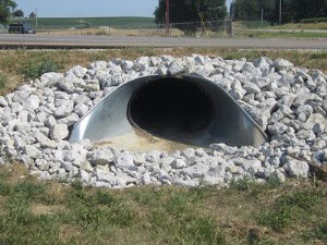 LE civil engineering and land development arching culvert